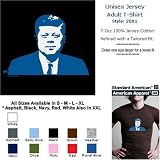 JFK T-Shirt - 100% Fine Jersey Combed Cotton Unisex T-Shirt - Sweat Shop Free