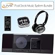 iLive IH319B iPod iPhone Dock Charger Home Music System Bundle