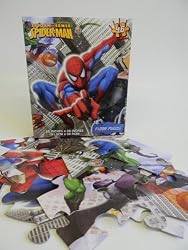 Spider Sense Spider Man Shaped Floor Puzzle 36x24in- Extra Large Spiderman Puzzle