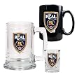 Real Salt Lake MLS 15oz Tankard, 15oz Ceramic Mug & 2oz Shot Glass Set - Primary Team Logo