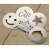 EG&H 46 Stainless Steel Coffee Stencils With Rotating Fan Mount