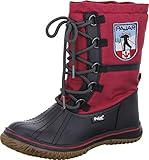 Pajar Women's Grip Low Boot,Black/Red,41 EU/10-10.5 M US