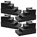 Set of 4 Deluxe Black Breakable Ring Stairs For WWE Wrestling