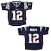 Kinder / Jungen NFL New England Patriots Brady #12 Athletic Comfortable Fit Kurzärmeliges Trikot Hemd (Größe: L/7 )