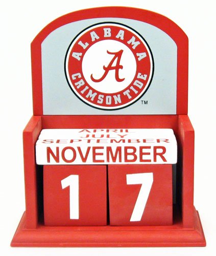 University of Alabama Perpetual Calendar