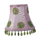 Pink and Green Swirl Chandelier Shade