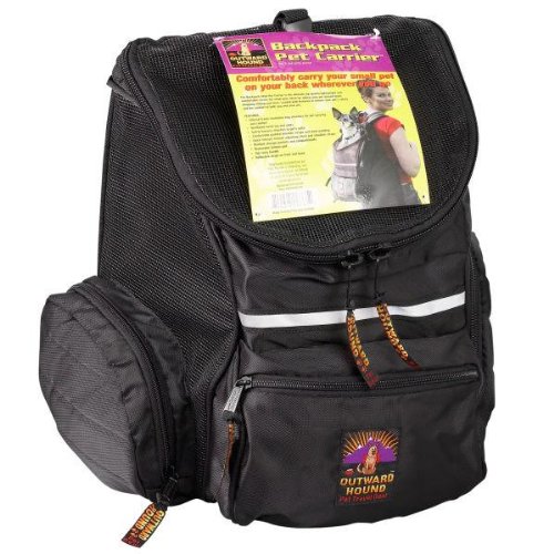 Kyjen Outward Hound Backpack Pet Carrier Black