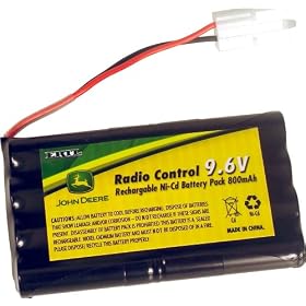 24-Inch John Deere Radio Control 4WD Tractor -- Rechargeable Battery