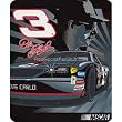 Dale Earnhardt NASCAR Royal Plush Raschel Blanket (Full Throttle) (50"x60")