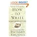 How to Write: Advice and Reflections