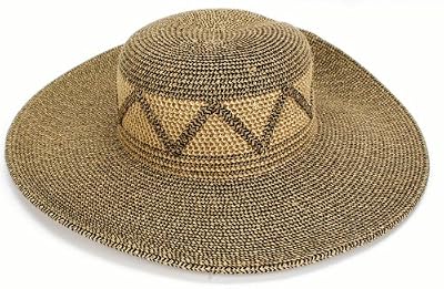 Zig Zag Straw Beach and Sun Hat