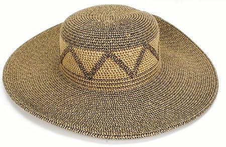Zig Zag Straw Beach and Sun Hat
