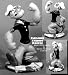 Popeye Fleisher Studios Black & White Previews Exclusive Maquette