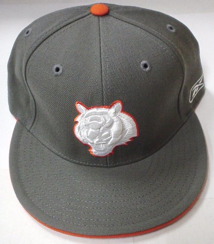 Cincinnati Bengals Fitted Reebok Hat Size 7 7/8