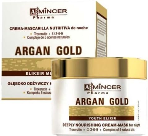 Argan Gold Deeply Nourshing Night Cream Mask