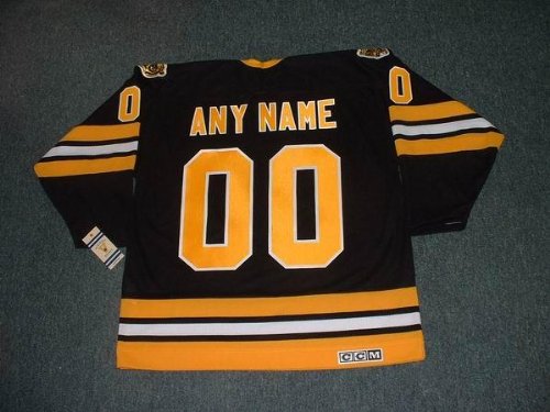 Buy BOSTON BRUINS 1990's CCM Vintage Throwback Away Hockey Jersey Customized with Any Name &...