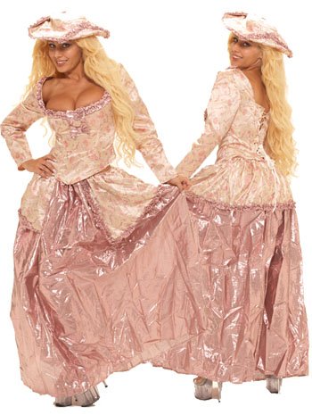 Sexy Marie Rose Antoinette Victorian Costume - MEDIUM/LARGE