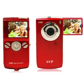 SVP HDV1170 Red High Definitopn Digital Camcorder