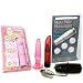 Doc Johnson Pink Pocket Rocket Body Vibrator Adult Anal Sex Toy Kit