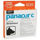 Panacur C Canine Dewormer Three 4 Gram Packages
