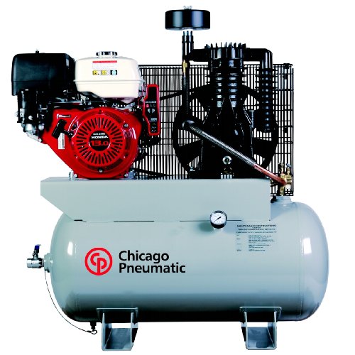 Chicago Pneumatic RCP-1330G 13 HP 30 Gallon Two Stage Reciprocating Gas Compressors for Service Truck