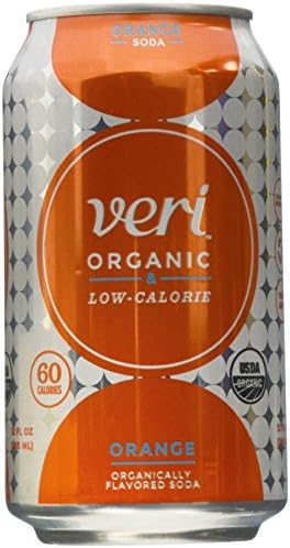 Veri Organic Low Calorie Soda - Orange - 12 oz - 4 Count