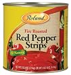 Roland Roasted Red Pepper Strips, 5 lb. 8 oz. Cans (Pack of 2)
