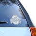 Ohio State Buckeyes 5'' x 6'' Silver Window Graphic Decal