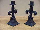 Buy 2 Cast Iron Fleur de Lys Candle Sticks Knowing God: Walking through the Book of Books