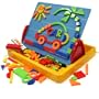 Megcos Toy Magnetic Shapes, Letters, Numbers,& Board -Affordable Gift for your Little One! Item #LMID-1137