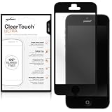 BoxWave ClearTouch Ultra Apple iPhone 5 Anti-Glare Screen Protector - Newest Version, 100% Hassle Free, Bubble Free Installation - Installs in seconds! - Frame Border, Matte, Anti-Fingerprint, Anti-Glare iPhone 5 Screen Protector (Black)