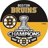 Fan Mats 12677 Boston Bruins Stanley Cup Champions Puck Mat