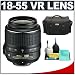 Nikon 18-55mm f/3.5-5.6G VR AF-S DX Nikkor Lens with Nikon SLR Case + Cleaning Kit for D300, D40, D40x, D200 & D80 Digital SLR Cameras
