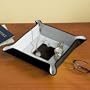 Leather Travel Valet Tray