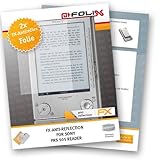 2 x atFoliX FX-Antireflex Antireflective screen protector for Sony PRS 505 Reader / PRS505 - Anti-glare screen protection! Highest Quality - Made in Germany!