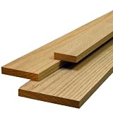 Nucasa O1/2X4-S S4S 1/2-by-4 Flat Stock Lumber Sample, Unfinished Red Oak, Surface Dimensions 7/16-by-3-1/2-by-6-Inch