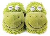 Aromahome Fuzzy Feet Slippers Frog