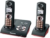 Panasonic Dect 6.0 Expandable Digital Cordless Answering System - Dual Handset System (KX-TG9372B)