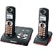 Panasonic Dect 6.0 Expandable Digital Cordless Answering System - Dual Handset System (KX-TG9372B)