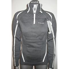 Falke Ski Pullover Climayarn Damen graphit/offwhite