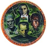 Universal Monsters Halloween Party 9" Plates - 8 Pack