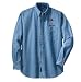 Personalized custom embroidered football player denim shirt