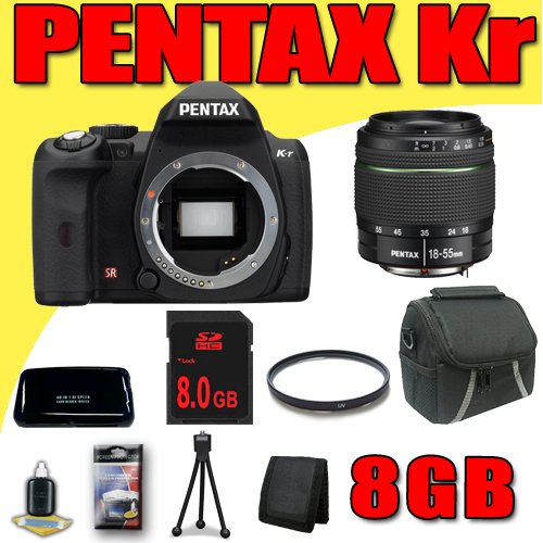 Pentax K-r 12.4 MP Digital SLR Camera w/ 18-55mm 