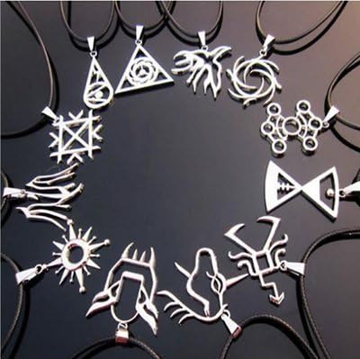 12 pcs KPOP EXO SUPPORT SEOUL 2ND TOUR ALL STARS NECKLACE