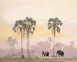 Elephant Walk Wall Mural