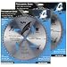 Shark Pro-series (2 Pc Combo) 10 inch x 60 Teeth Carbide 5/8 arbor hole Thin Kerf ATB & FREE 10 40t Circular Saw Blade