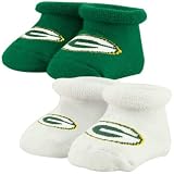 Green Bay Packers Infant Green 2-Pack Bootie Socks