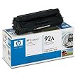 C4092A (HP 92A) Toner, 2500 Page-Yield, Black