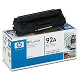 C4092A (HP 92A) Toner, 2500 Page-Yield, Black