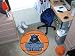 Georgia State Basketball Rugs 29` diameter
